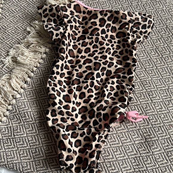 Cheetah Print 2T Cat & Jack Toddler Girl Swimsuit - Picture 5 of 5